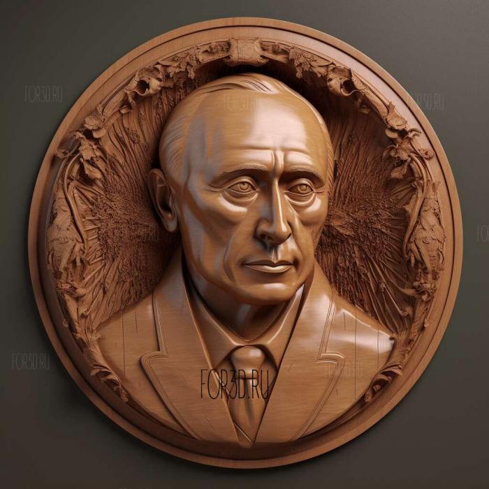 putin 3 stl model for CNC